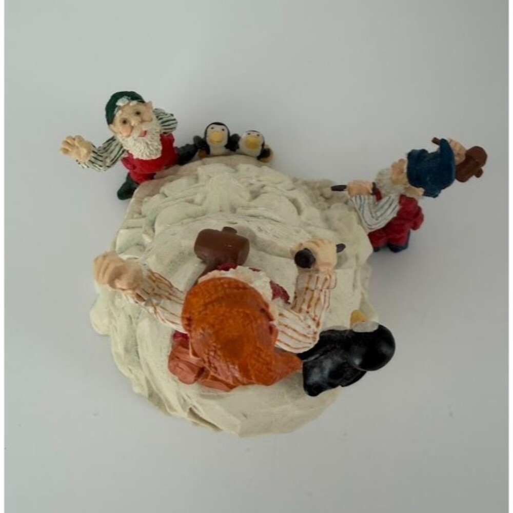 Vintage House of Lloyd Christmas Around the World "Sculpting Santa" w Box 1997 - Picture 8 of 16